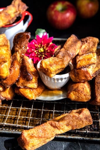 Apple Butter Cinnamon French Toast Sticks | halfbakedharvest.com