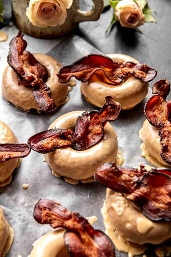 Baked Maple Bacon Doughnuts | halfbakedharvest.com