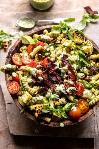 BLT Pasta Salad | halfbakedharvest.com