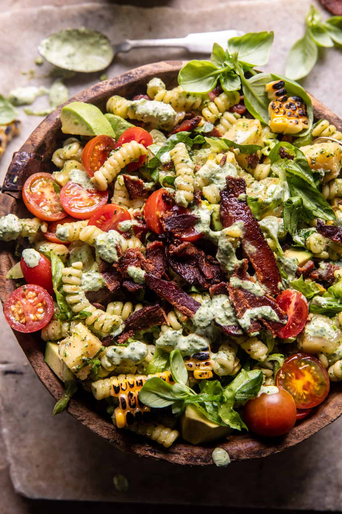 BLT Pasta Salad | halfbakedharvest.com