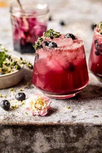 Blueberry Lemon Thyme Smash | halfbakedharvest.com