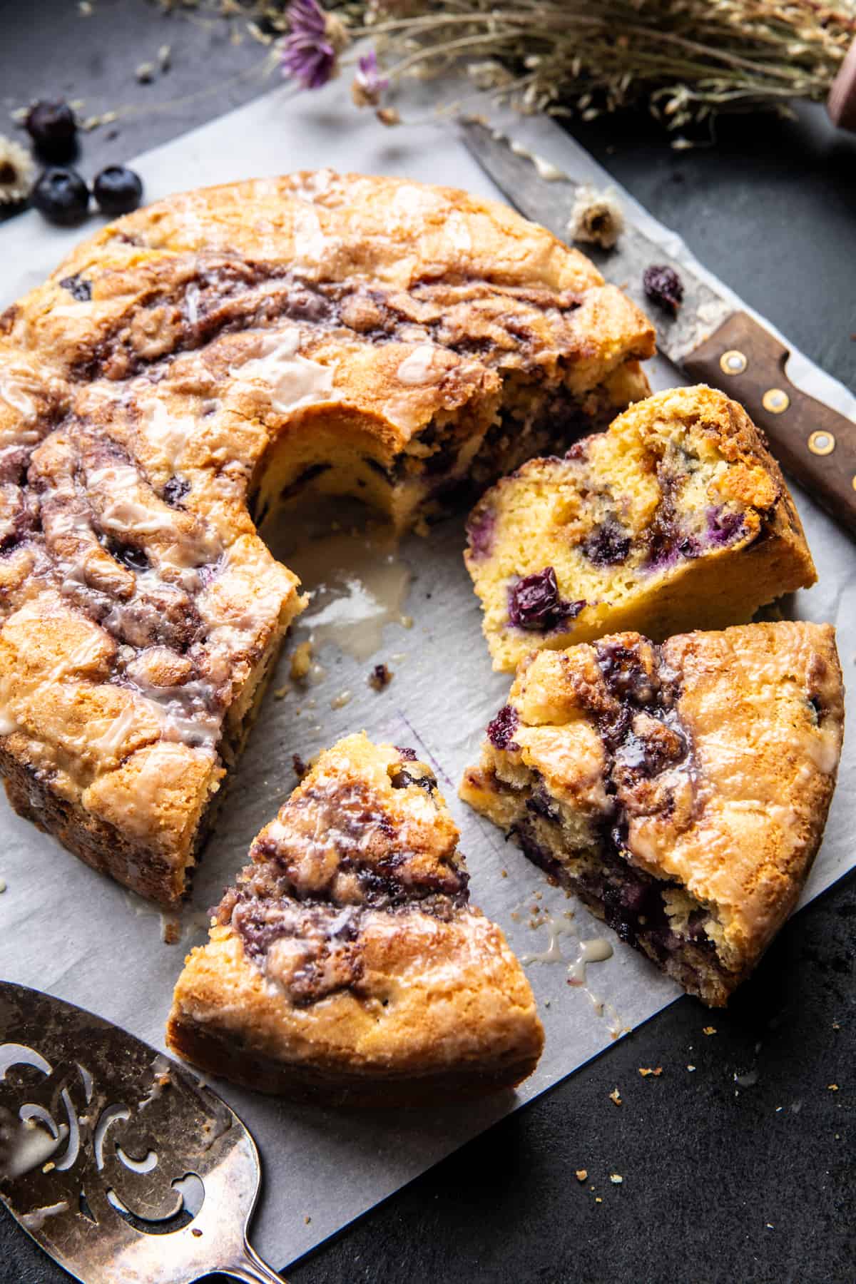 Blueberry Sour Cream Coffee Cake | halfbakedharvest.com