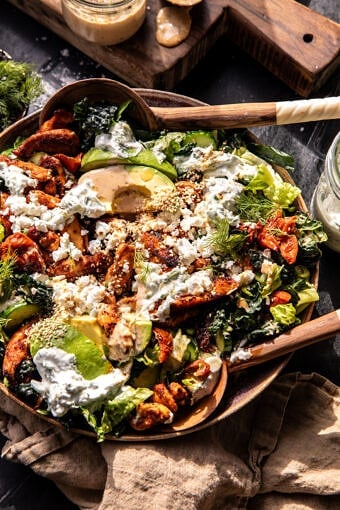 Chicken Tzatziki Avocado Salad | halfbakedharvest.com