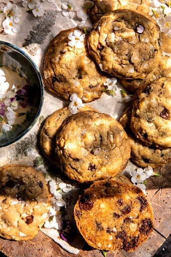 Coconut Brown Butter Chocolate Chip Cookies | halfbakedharvest.com