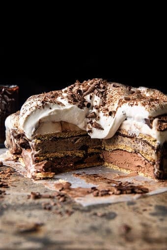 Coffee and Fudge Ice Cream Cake | halfbakedharvest.com