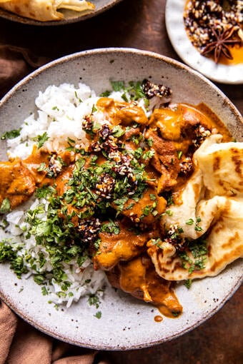 Crockpot Creamy Coconut Chicken Tikka Masala | halfbakedharvest.com