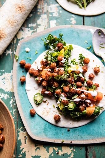 Crunchy Tandoori Chickpea Wraps | halfbakedharvest.com @hbharvest