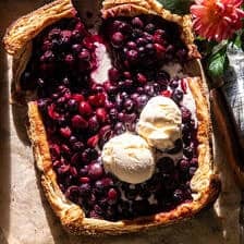 Easy Blueberry Cherry Galette | halfbakedharvest.com