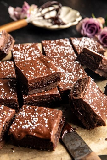 Frosted Chocolate Fudge Pop Tart Bars | halfbakedharvest.com