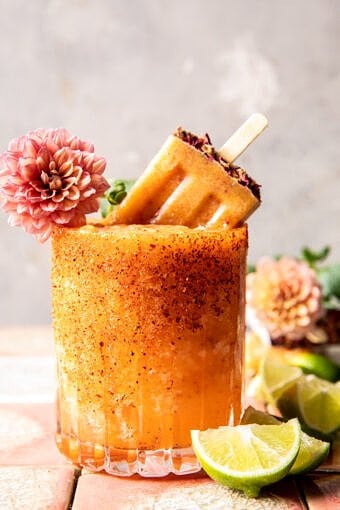 Frozen Aperol Peach Margarita | halfbakedharvest.com