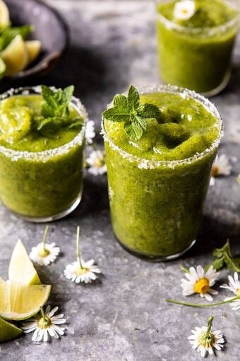 Frozen Mango Mojito-Rita | halfbakedharvest.com #mojito #margarita #tequila #drinks