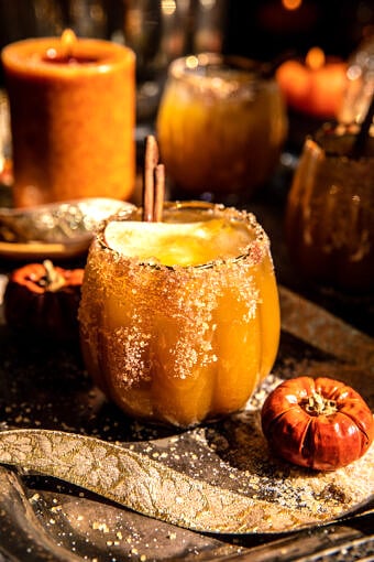 Haunted Pumpkin Patch Margarita | halfbakedharvest.com