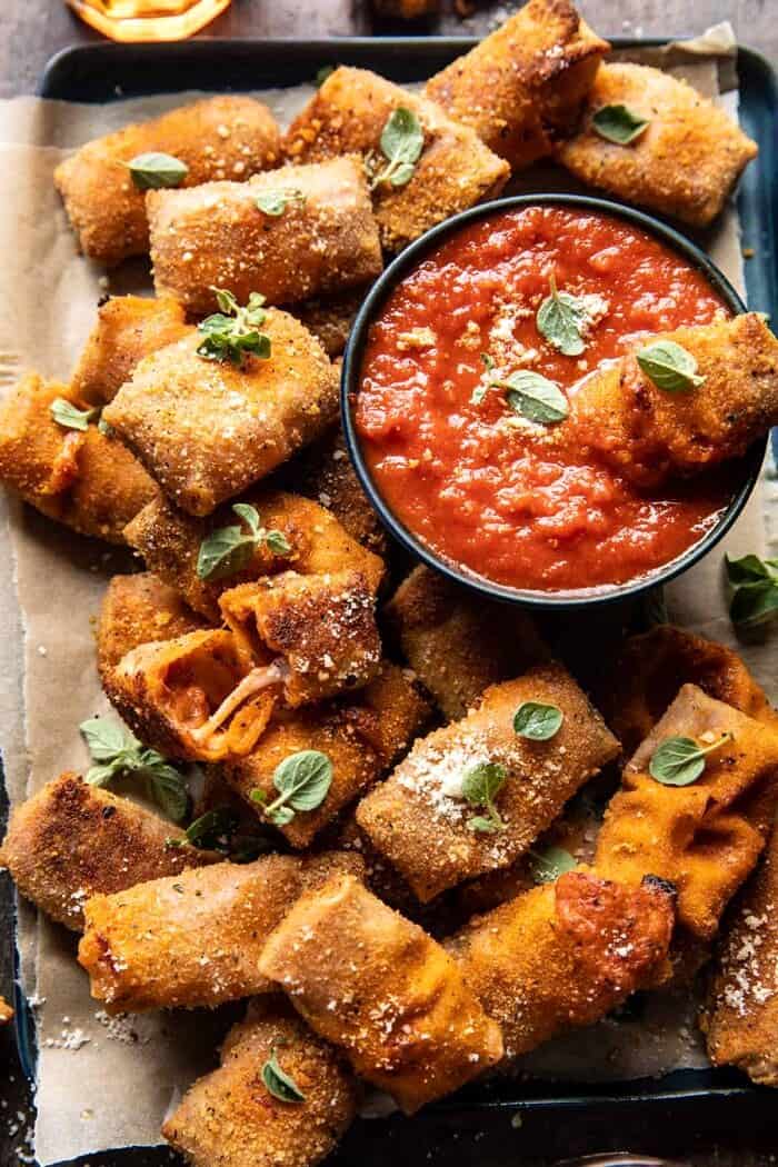 Homemade Cheesy Pizza Rolls | halfbakedharvest.com