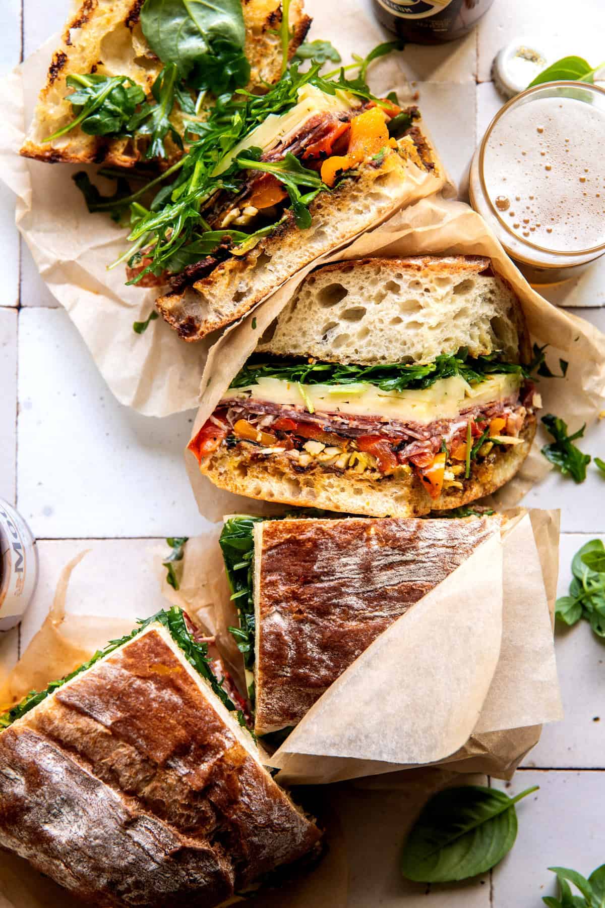 The Italian Salad Sandwich | halfbakedharvest.com