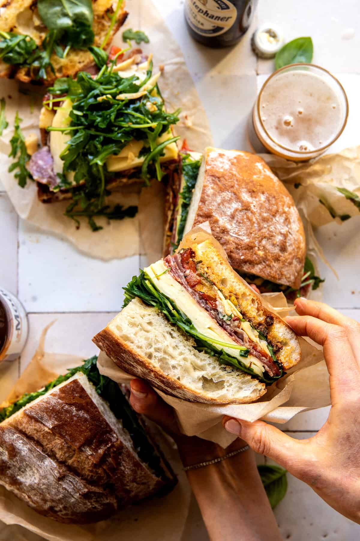 The Italian Salad Sandwich | halfbakedharvest.com