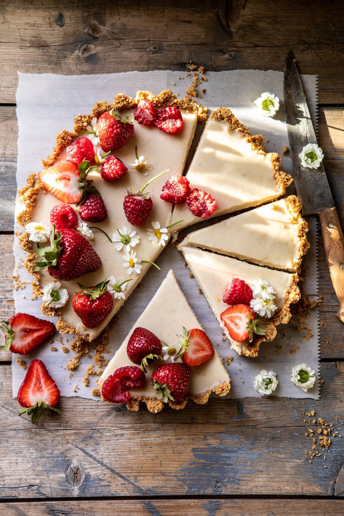 No Fuss Lemon Tart | halfbakedharvest.com #lemontart #dessert #summer #nobake #easyrecipes