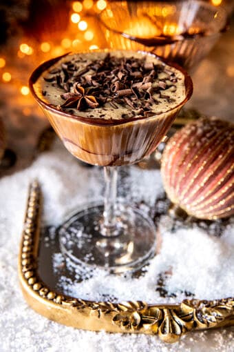 Old Saint Nick's Chocolate Espresso Martini | halfbakedharvest.com