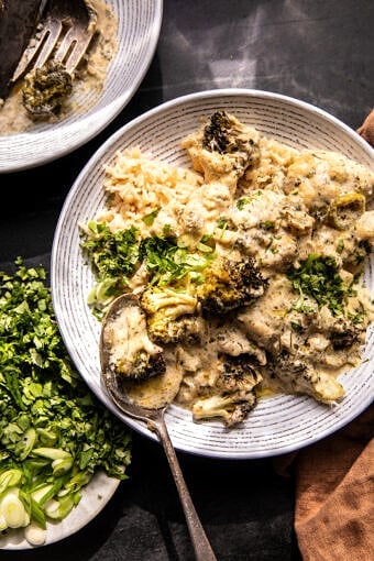 One Pan Creamy Parmesan Ranch Chicken | halfbakedharvest.com