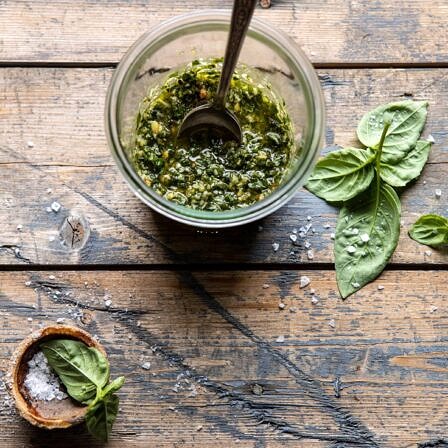 Pesto Potato Salad | halfbakedharvest.com #potatosalad #easyrecipes #pesto #summerrecipes