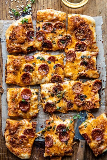 Sheet Pan Alla Vodka Pizza | halfbakedharvest.com